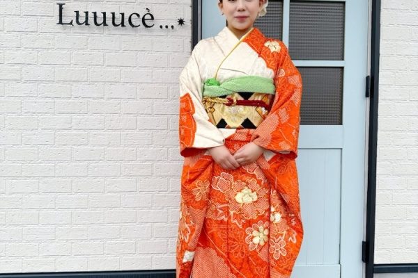 成人式 シニヨン